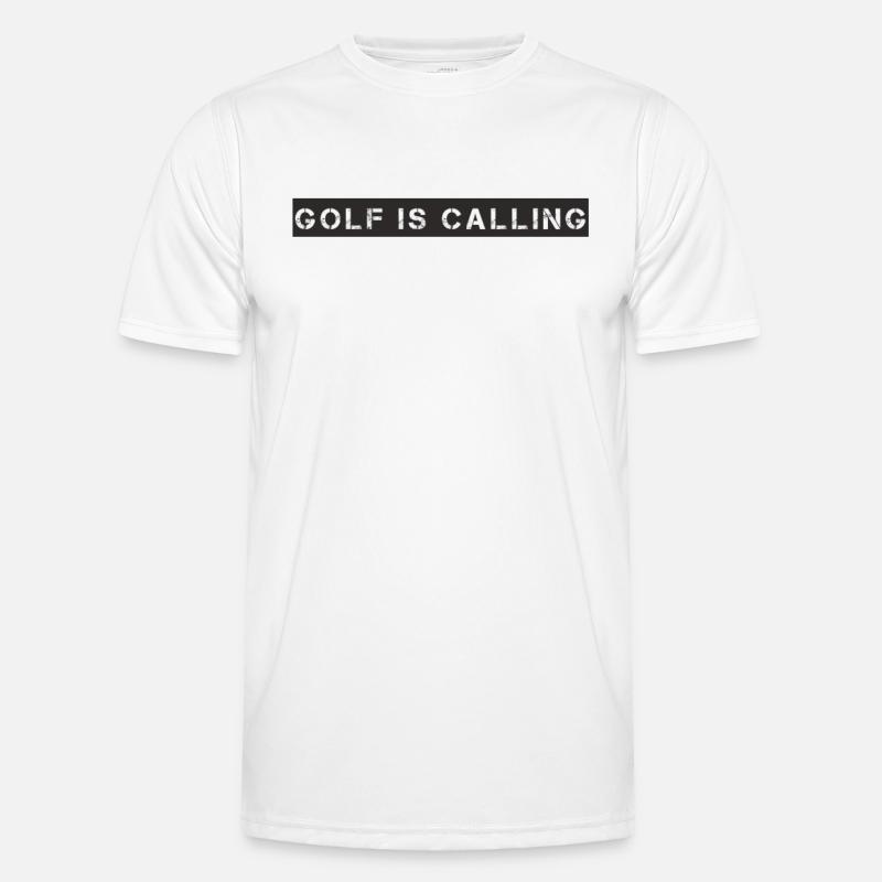 Golf - Golf is Calling - Men's Functional T-Shirt - white