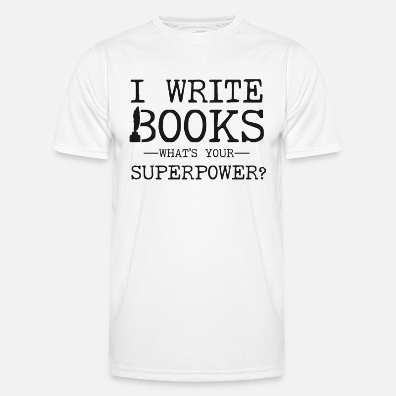 Writing Novel Writer & Published Men's Functional T-Shirt