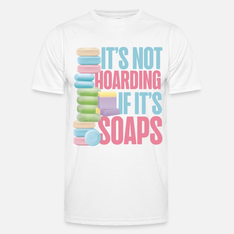 Soap Making Crafting It's Not - Männer Funktions-T-Shirt - Weiß