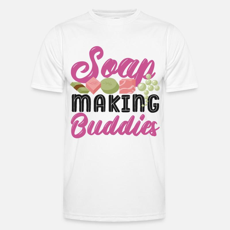 Soap Making Crafting Soap Making - Men's Functional T-Shirt - white