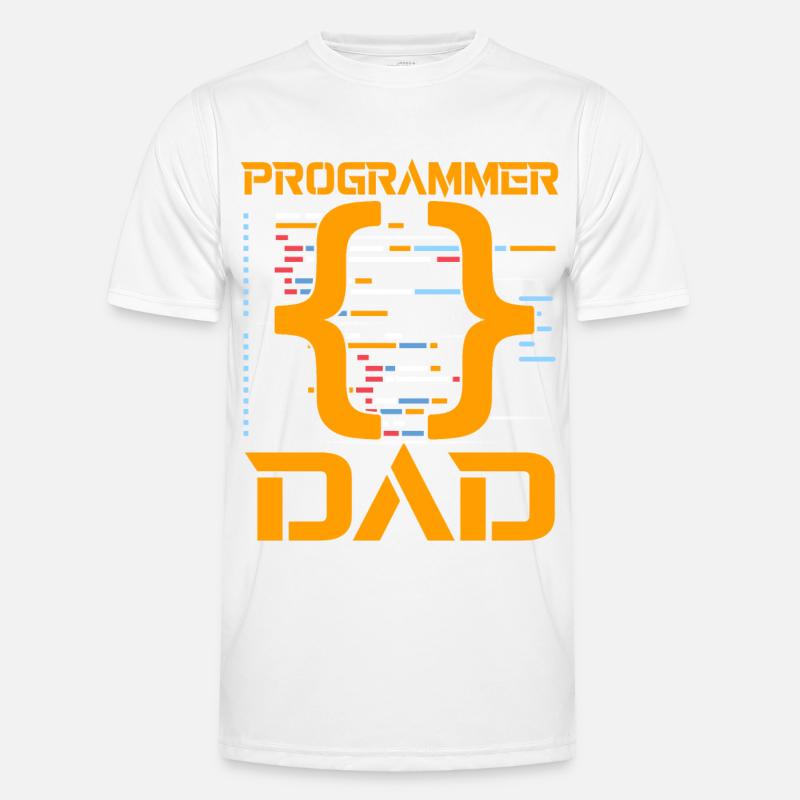 Programmer Dad - Men's Functional T-Shirt - white
