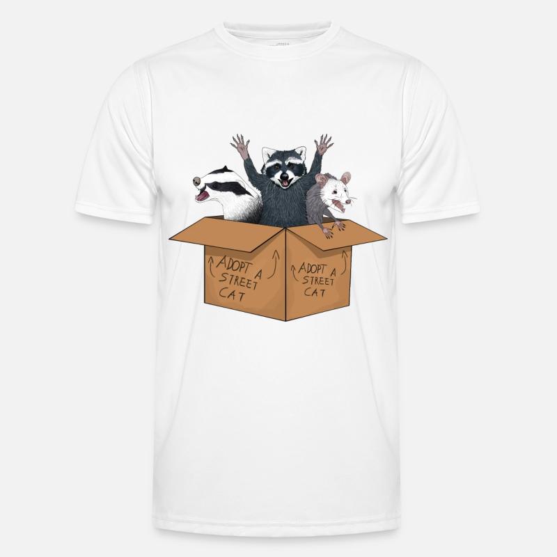 adopte un chat errant T-shirt sport Homme