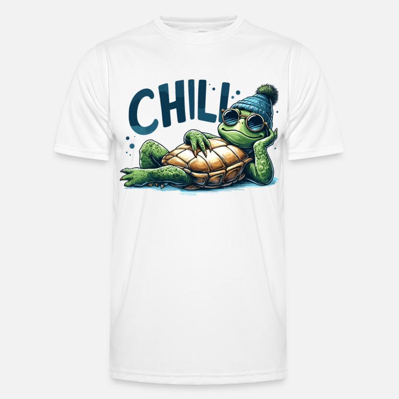 Chill Toad Tortue Cool Chill Cadeau T-shirt sport Homme