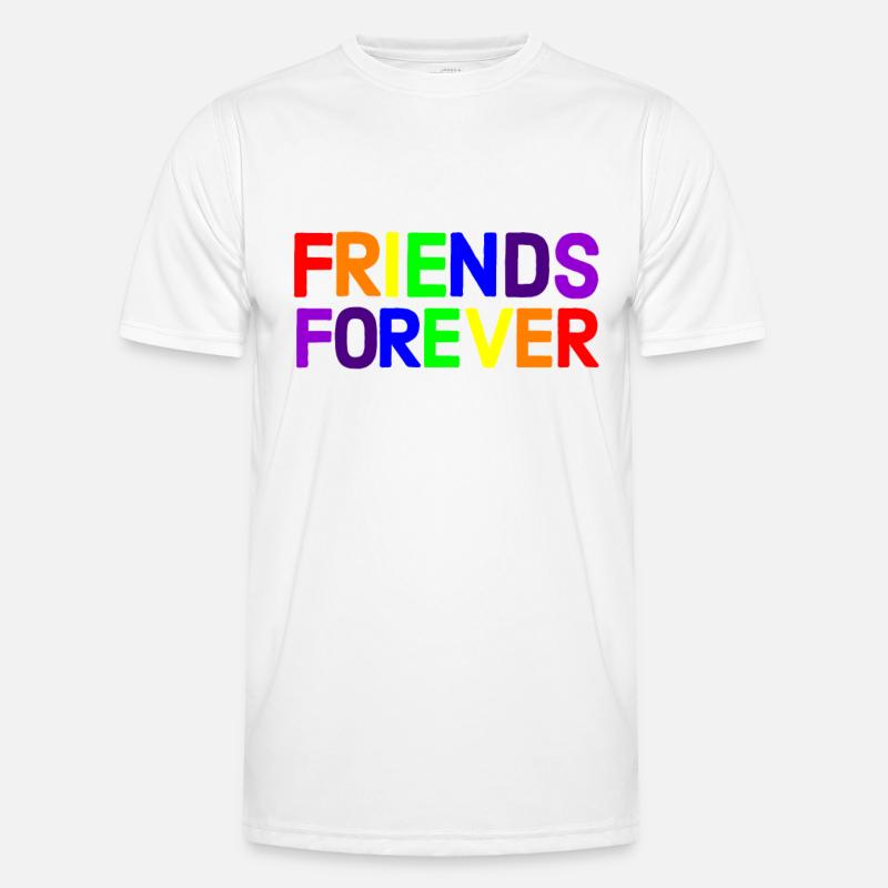 Rainbow, Rainbow, Rainbow, Rainbow, Rainbow - Men's Functional T-Shirt - white