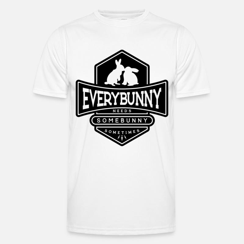 Every rabbit needs a rabbit cuddle Black Men's Functional T-Shirt