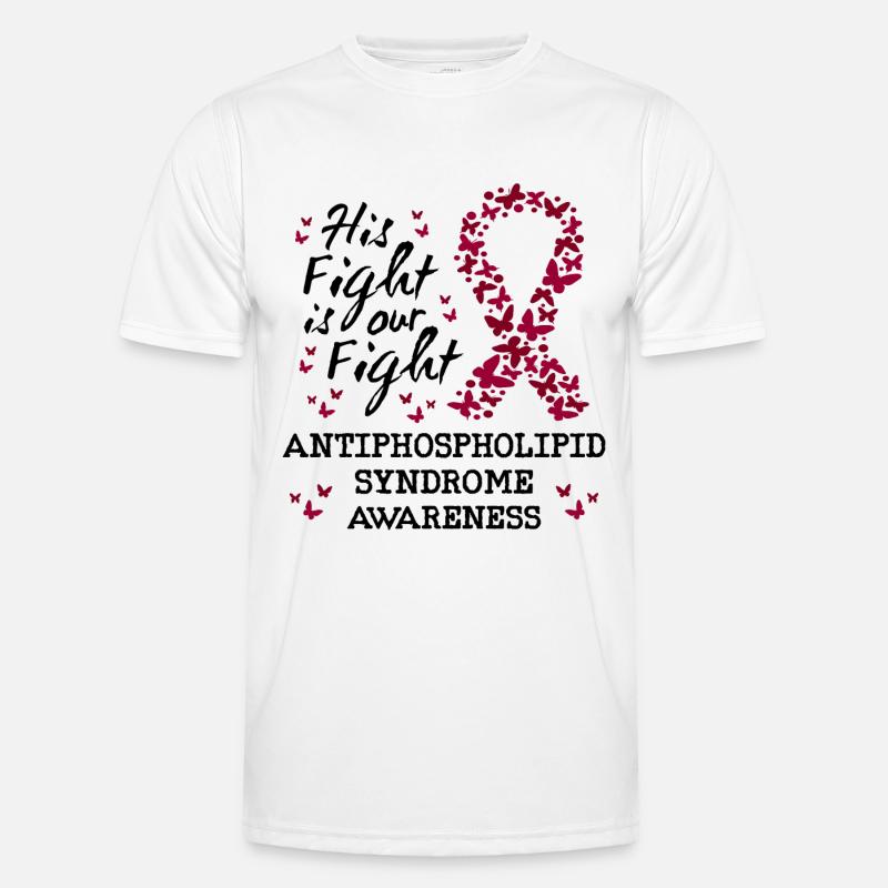Antiphospholipid Syndrom Bewusstsein Männer Funktions-T-Shirt