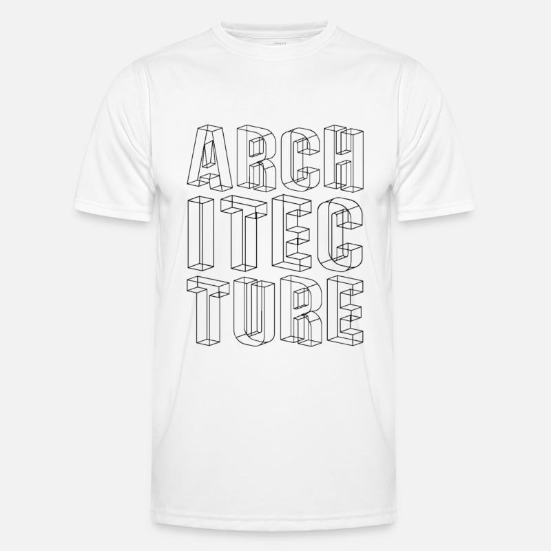 Architecture Architect Student Architect Profession - Men's Functional T-Shirt - white