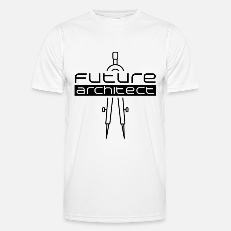 Future Architect Architecture Architect - Men's Functional T-Shirt - white
