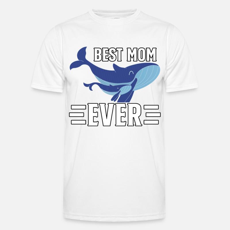 Die beste Mutter aller Zeiten - Männer Funktions-T-Shirt - Weiß