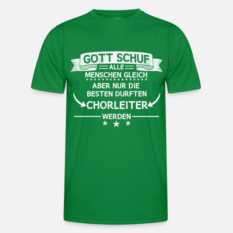 Chor Chorleiter Dirigent Chorleitung Spruch Männer Funktions-T-Shirt