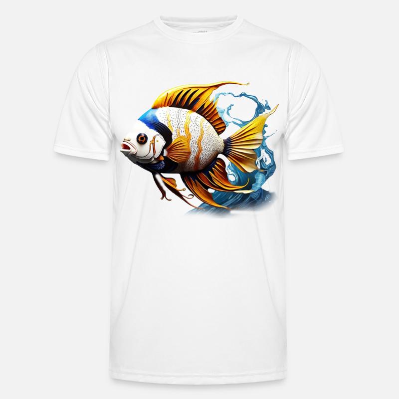 Angelfish - Men's Functional T-Shirt - white