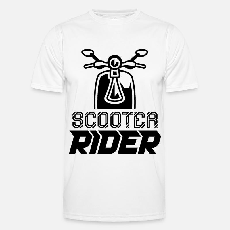Scooter driver scooter moped moped Men's Functional T-Shirt