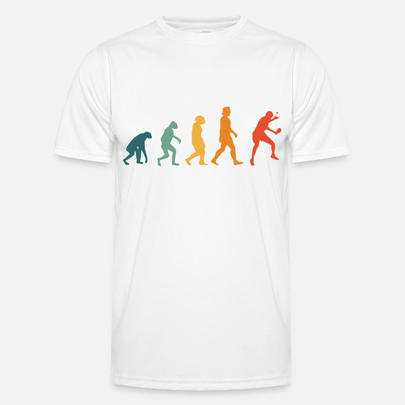 Ping-pong Evolution rétro Raquettes de ping-pong T-shirt sport Homme