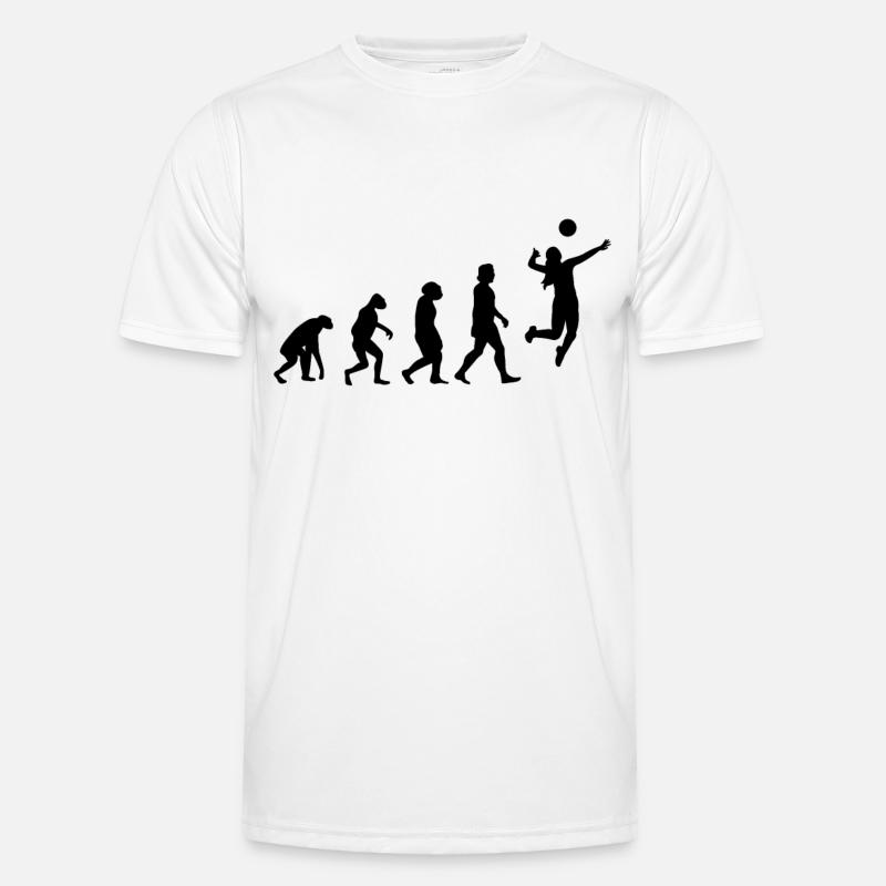 Volleyball Evolution Volleyball Player Men's Functional T-Shirt