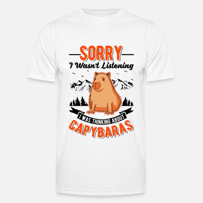 Capybara Gift Capybara Capibara - Men's Functional T-Shirt - white