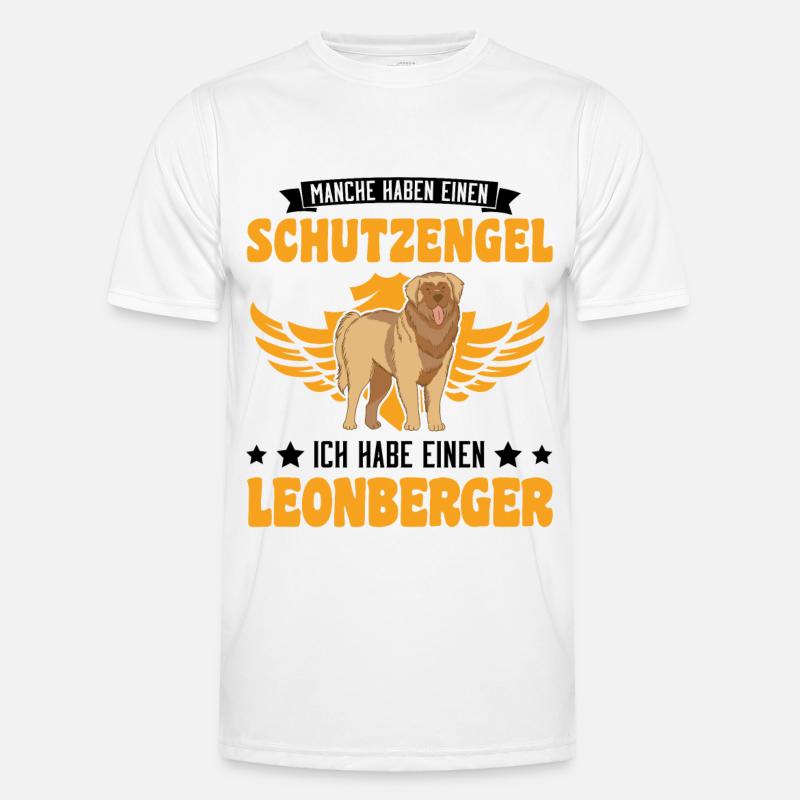 Leonberger Schutzengel Männer Funktions-T-Shirt