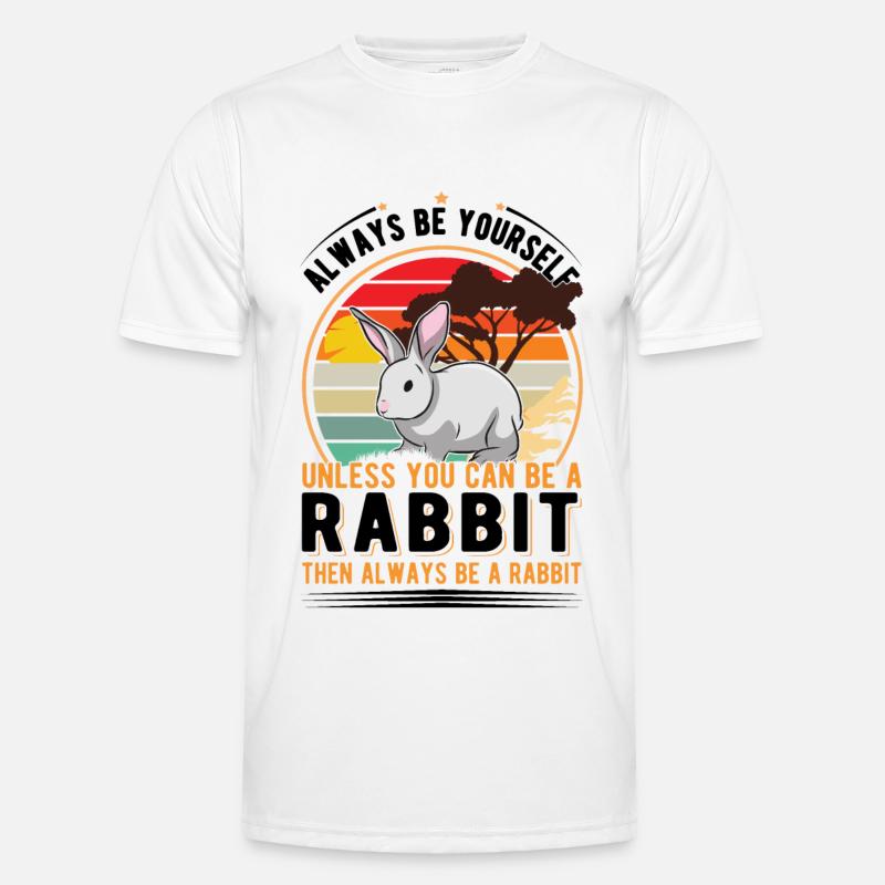 Rabbit Rabbit Rabbit Rabbit - Men's Functional T-Shirt - white