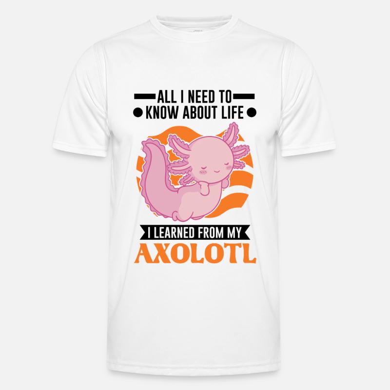 Axolotl Gift Tail Lurch Men's Functional T-Shirt
