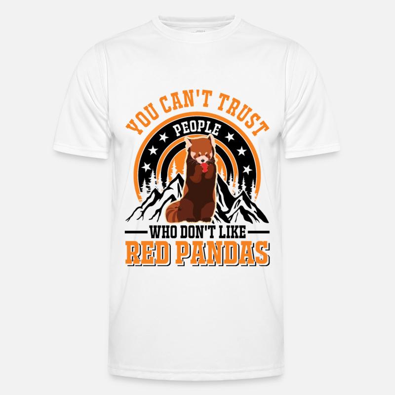 Red Panda Gift Cat Bear - Men's Functional T-Shirt - white