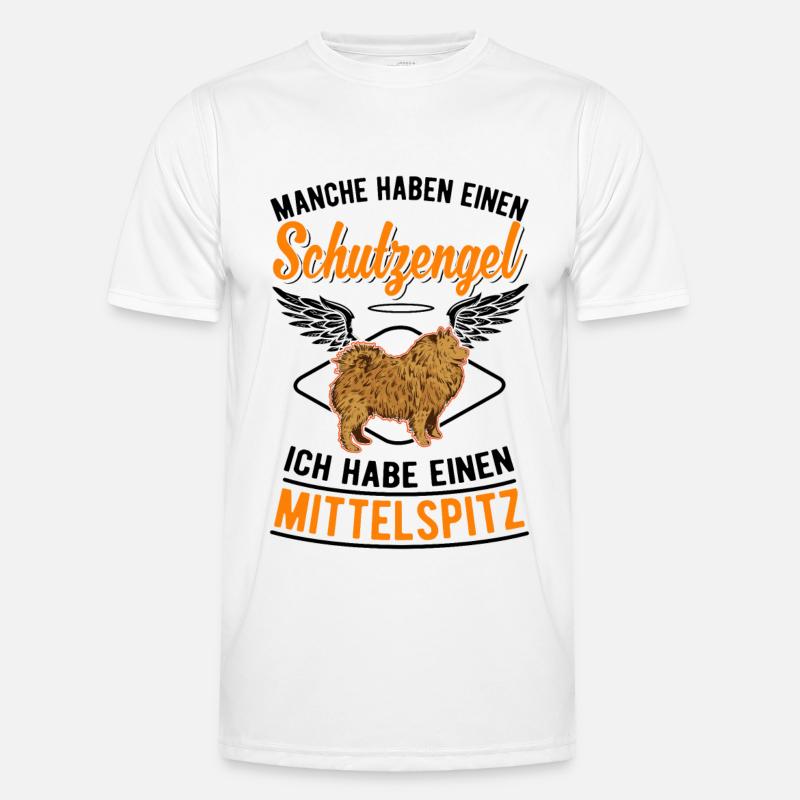 Mittelspitz Schutzengel Männer Funktions-T-Shirt