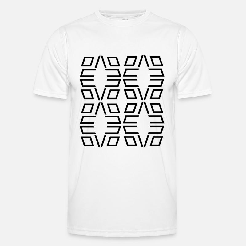 Einzigartige Form Männer Funktions-T-Shirt