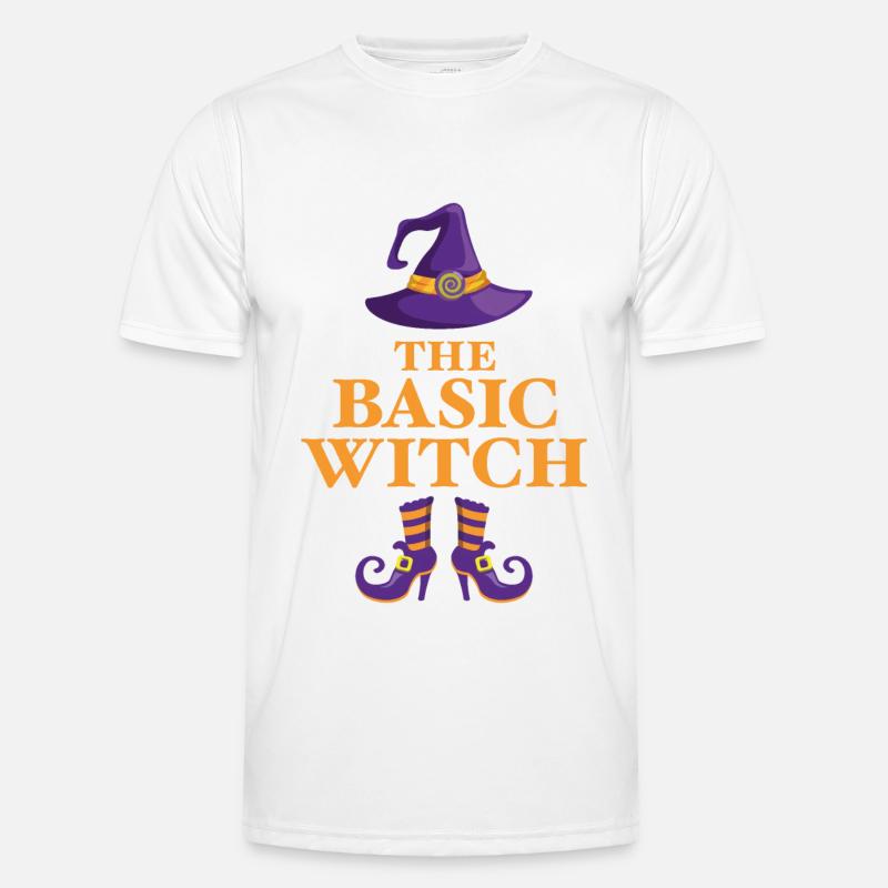 The Basic Witch - Men's Functional T-Shirt - white