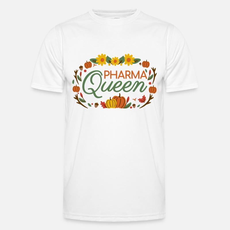 Apotheke Pharma Queen herbstfarben Männer Funktions-T-Shirt