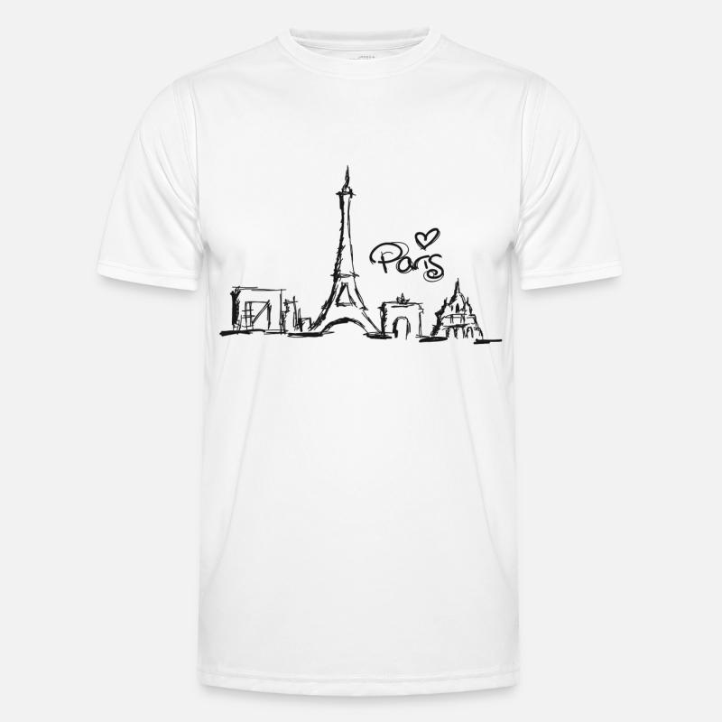 paris Männer Funktions-T-Shirt