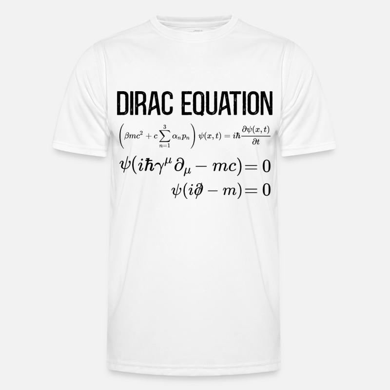 Équation de Dirac Mathématico-relativiste T-shirt sport Homme