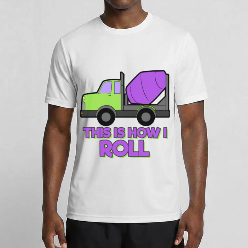 Excavator Construction Site Construction Worker Construction Rollers I Gift Men's Functional T-Shirt