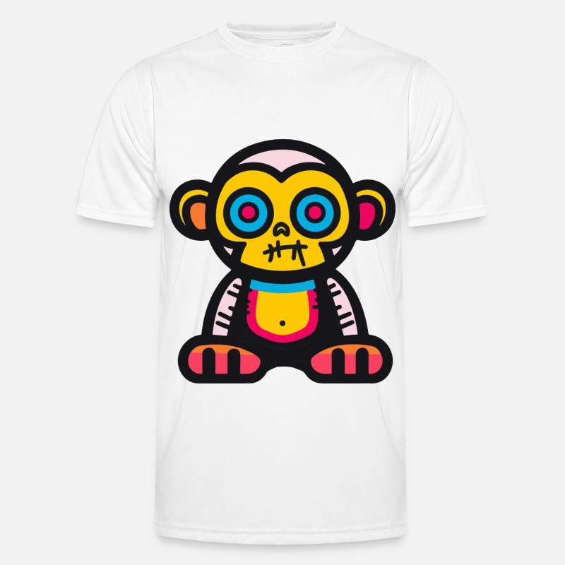 Affe Halloween Tier Männer Funktions-T-Shirt