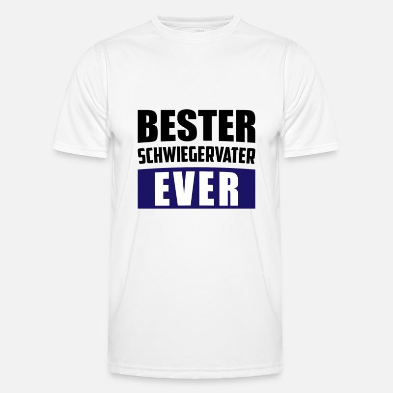 Schwiegervater Bester Beste Coole Geschenkidee - Männer Funktions-T-Shirt - Weiß