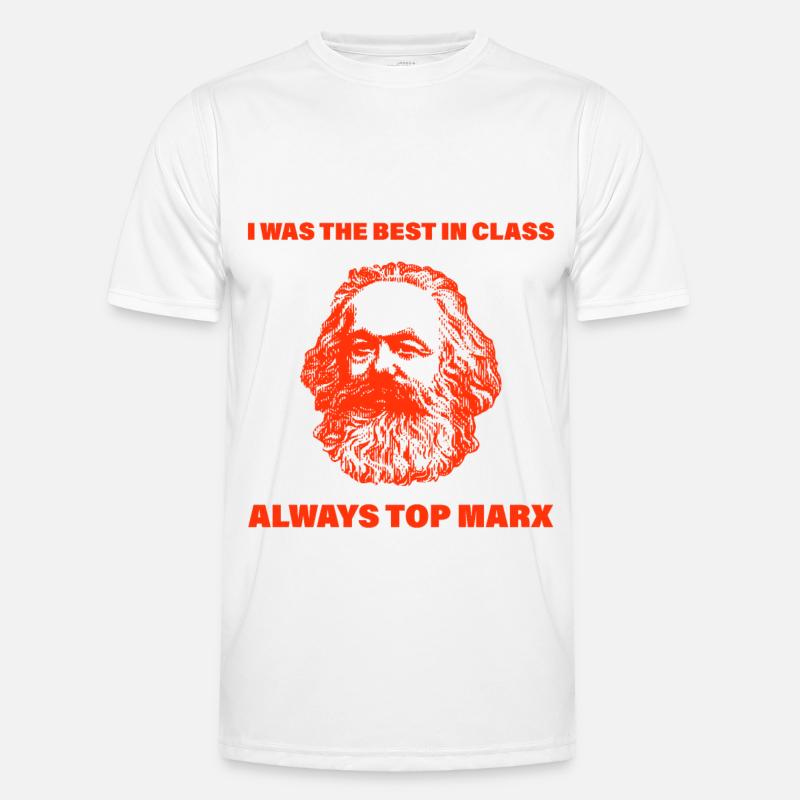Communism Lenin Marx class struggle saying - Men's Functional T-Shirt - white