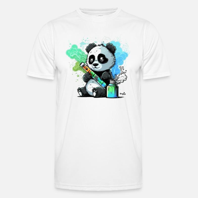 Panda Dampfer Männer Funktions-T-Shirt