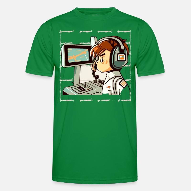 Tech Wizard: Mastering Control Panels in a Futuris Men's Functional T-Shirt