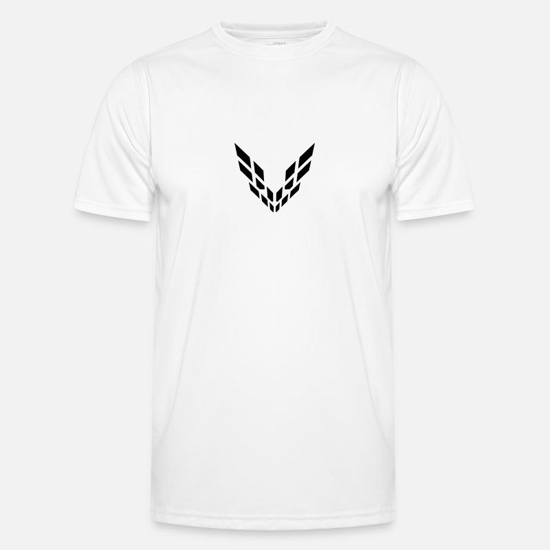 Abstract pattern design - Men's Functional T-Shirt - white
