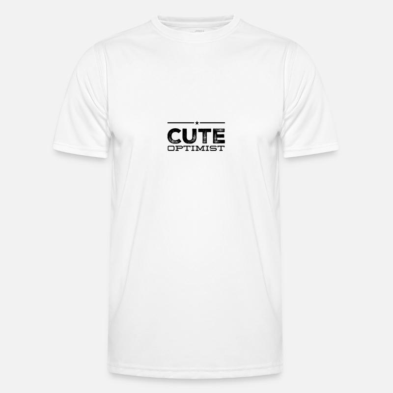 Optimiste mignon T-shirt sport Homme