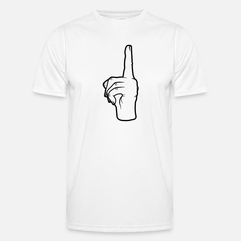 Hand gesture upwards Men's Functional T-Shirt