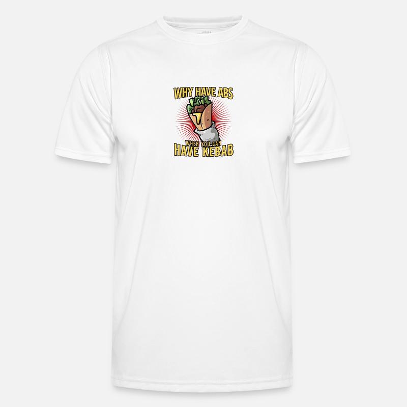 Kebab Männer Funktions-T-Shirt
