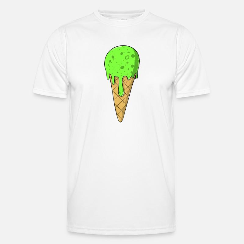 Eis | Grünes Eis Eiscreme | IceCream Männer Funktions-T-Shirt