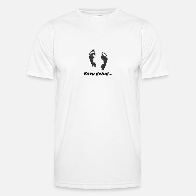 Keep going ... Männer Funktions-T-Shirt