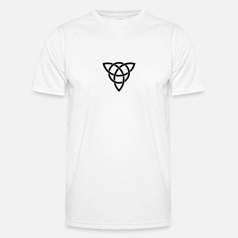 triquetra - Männer Funktions-T-Shirt - Weiß
