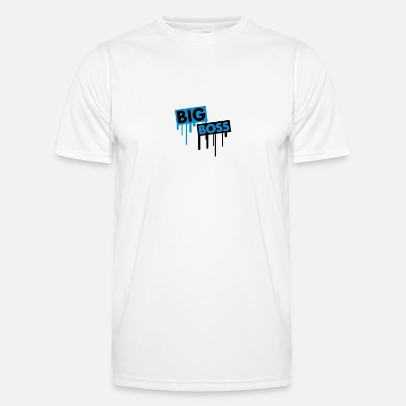 big_boss_graffiti - Men's Functional T-Shirt - white