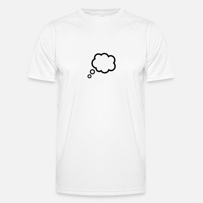 Speech bubble - Men's Functional T-Shirt - white