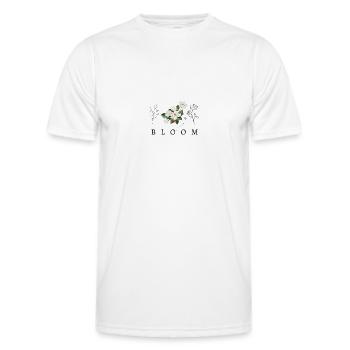 Floraison Design floral - T-shirt sport Homme - blanc - Devant - AI Model Male 178 dark (178cm)