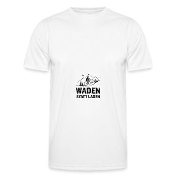 Watten Statt Laden - - Männer Funktions-T-Shirt - Weiß - Vorne - AI Model Male 178 dark (178cm)