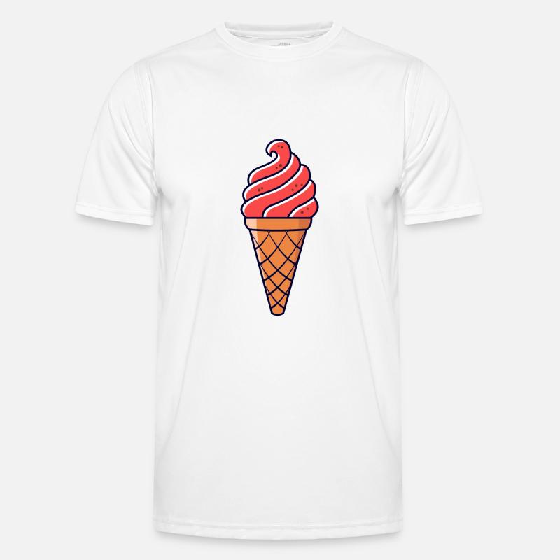 SOFTEIS EISCREME EISBECHER WAFFELEIS GIFT IDEA Men's Functional T-Shirt