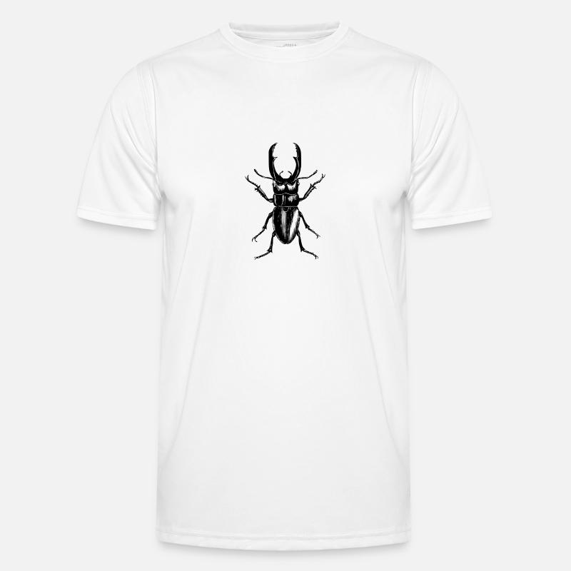 Hirschkäfer Männer Funktions-T-Shirt