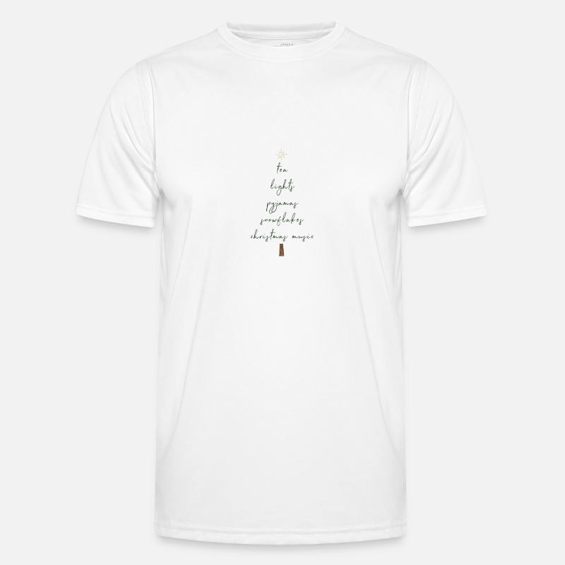 christmas tree. Männer Funktions-T-Shirt