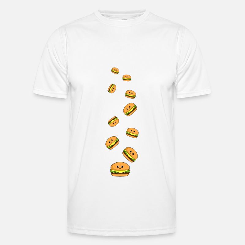 Burger Comic T-shirt sport Homme